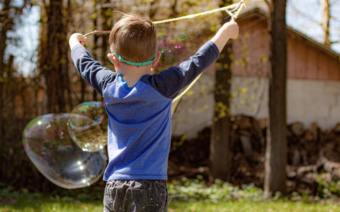 DIY Bubble Solution for Amazing Backyard Bubble Fun!